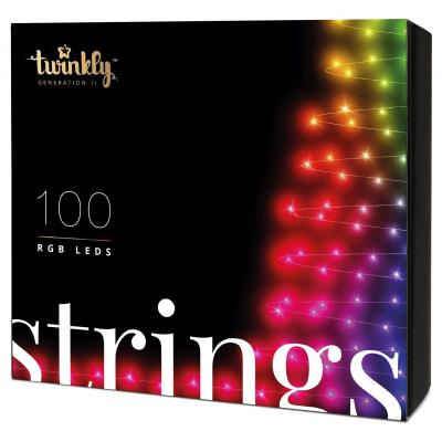 Гирлянда Twinkly Smart LED Strings RGB 100, BT + WiFi, Gen II, IP44 кабель че (TWS100STP-BEU)
Гирлянда Twinkly Smart LED Strings RGB 100, BT + WiFi, Gen II, IP44 кабель че (TWS100STP-BEU)