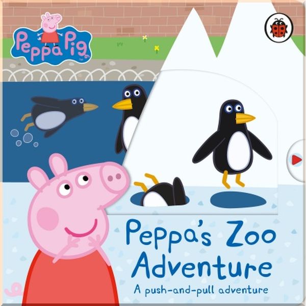 Ladybird Peppa Pig: Peppa's Zoo Adventure (A Push-and-Pull Adventure). Ladybird. ISBN:9780241476628
Ladybird Peppa Pig: Peppa's Zoo Adventure (A Push-and-Pull Adventure). Ladybird. ISBN:9780241476628