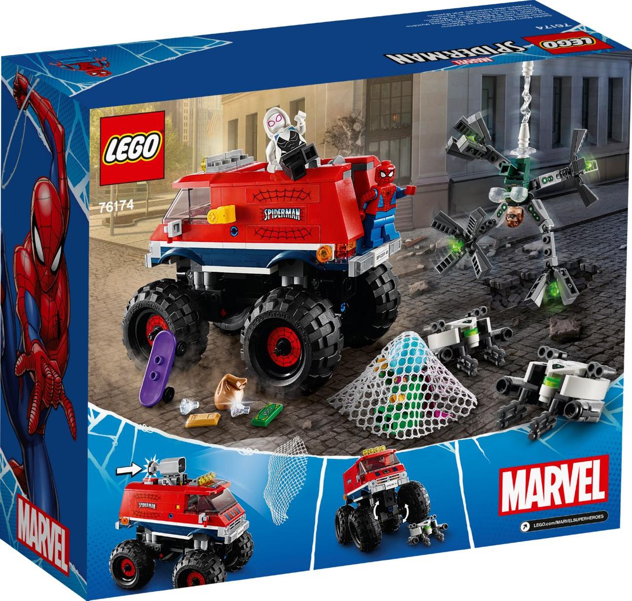 Конструктор LEGO Super Heroes Грузовик-монстр Человека-Паука против Мистерио 439 деталей (76174)
Конструктор LEGO Super Heroes Грузовик-монстр Человека-Паука против Мистерио 439 деталей (76174)