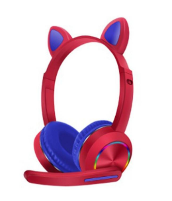 Беспроводные детские наушники CAT EAR AKZ-K23 с ушками RGB подсветкой и микрофоном Красные (К23)
Беспроводные детские наушники CAT EAR AKZ-K23 с ушками RGB подсветкой и микрофоном Красные (К23)