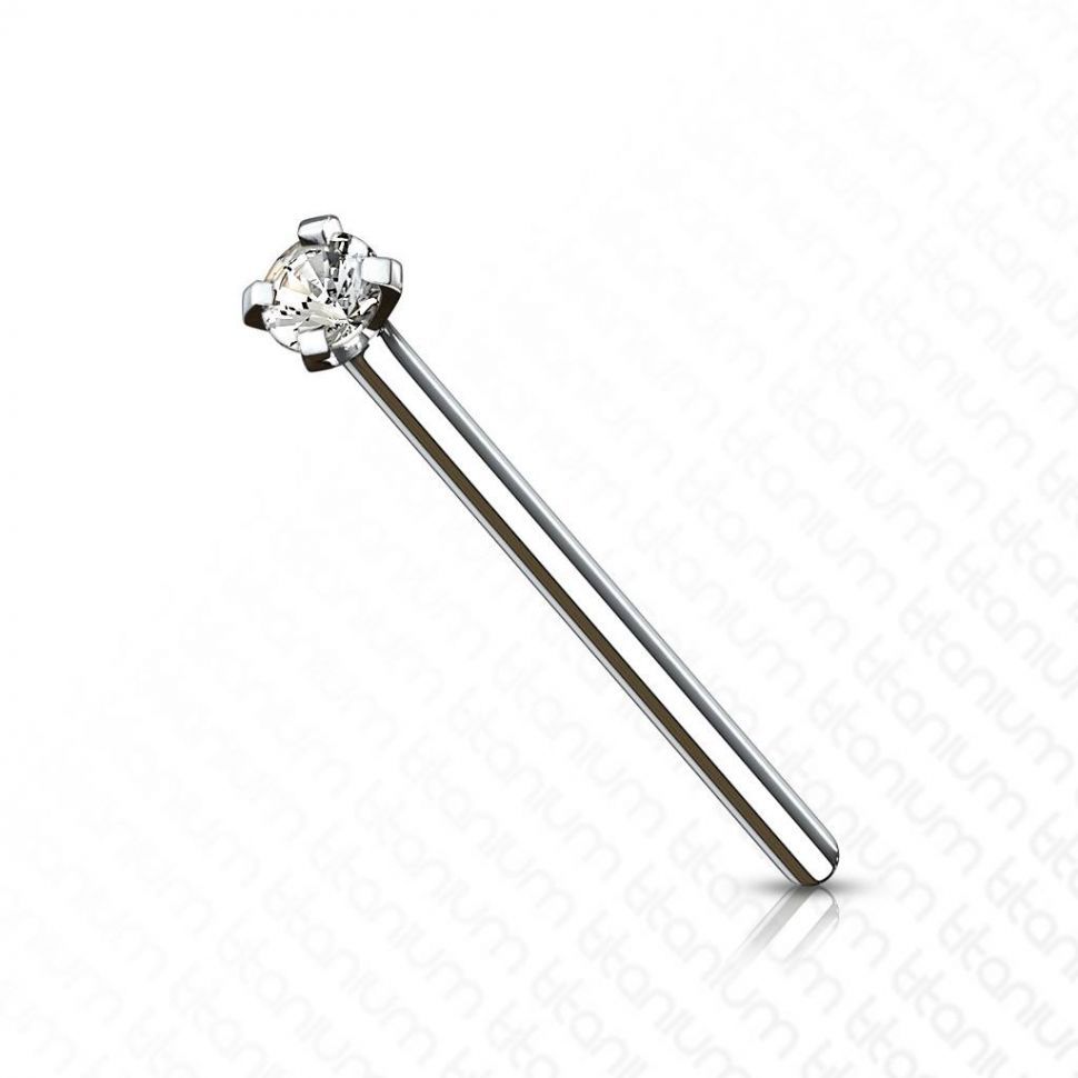 Титановый фиштейл для пирсинга носа с фианитом PiercedFish T23NOF4 (Толщина: 1 мм)
Титановый фиштейл для пирсинга носа с фианитом PiercedFish T23NOF4 (Толщина: 1 мм)