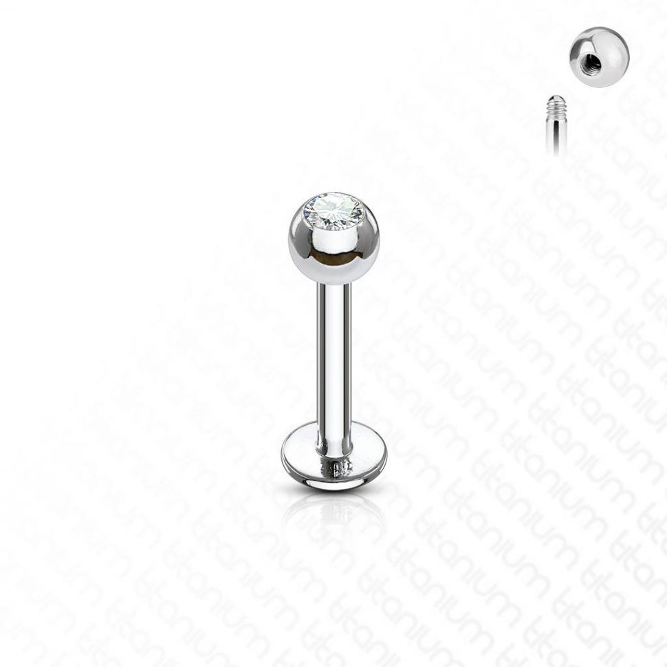 Серьга лабрет из титана для пирсинга губ, хряща уха PiercedFish T23L03 с фианитом (11 мм, 1.2 мм, 3 мм)
Серьга лабрет из титана для пирсинга губ, хряща уха PiercedFish T23L03 с фианитом (11 мм, 1.2 мм, 3 мм)