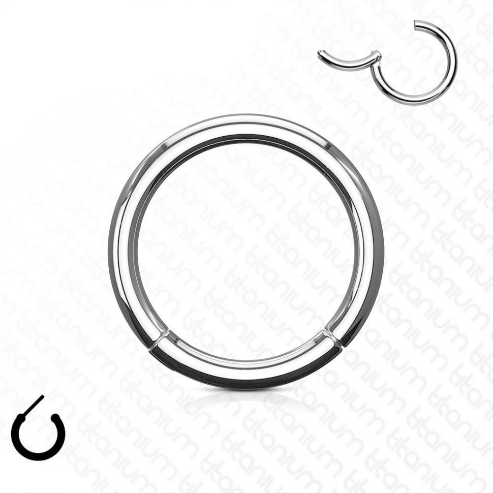 Кольцо кликер из титана PiercedFish RHT3 серьга для пирсинга септума, хряща уха, брови, носа, губ, пупка, сосков (от 6 мм до 12 мм) (1.6 мм, 14 мм)
Кольцо кликер из титана PiercedFish RHT3 серьга для пирсинга септума, хряща уха, брови, носа, губ, пупка, сосков (от 6 мм до 12 мм) (1.6 мм, 14 мм)