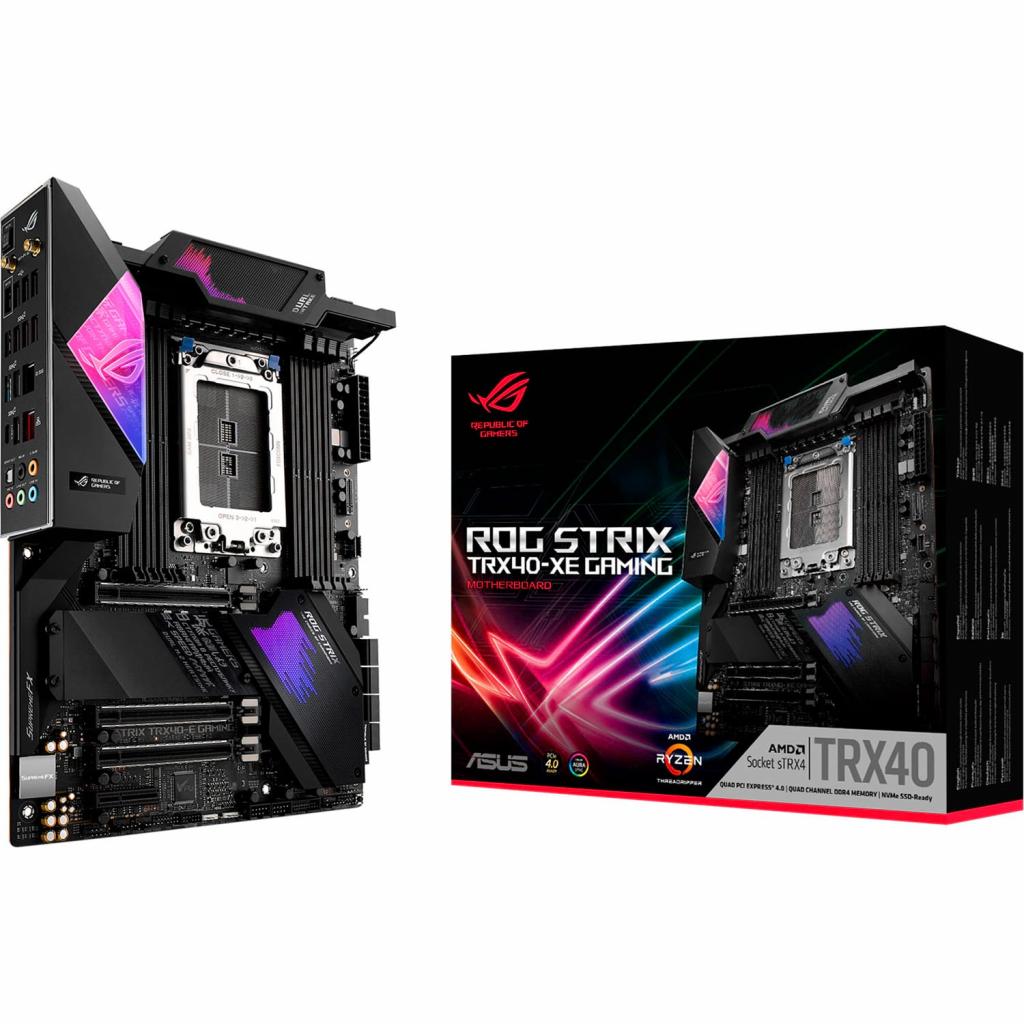 Материнская плата ASUS ROG STRIX TRX40-XE GAMING
Материнская плата ASUS ROG STRIX TRX40-XE GAMING