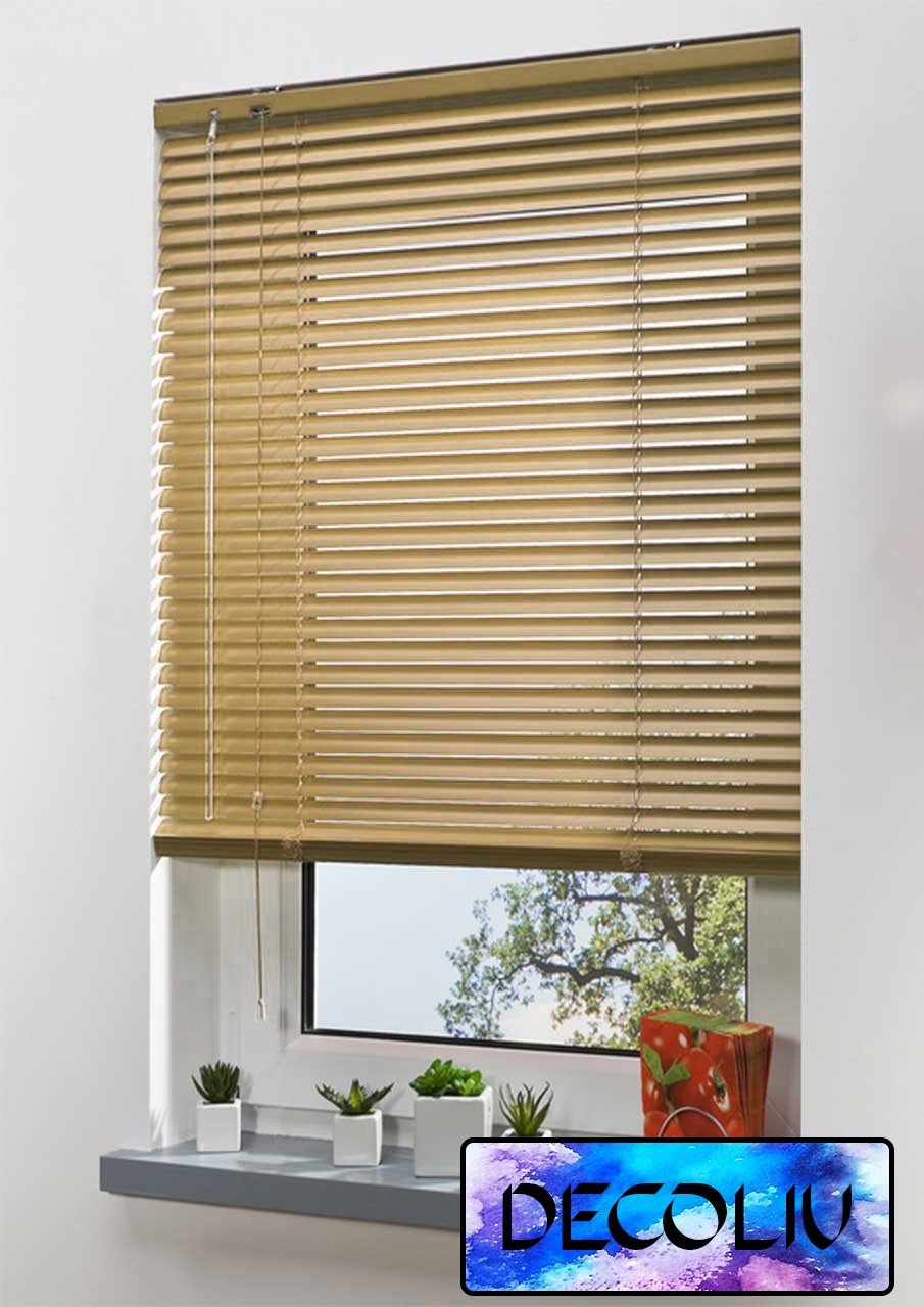 Жалюзи DECOLIV Горизонтальные алюминиевые золото металлик код 478 190*170см
Жалюзи DECOLIV Горизонтальные алюминиевые золото металлик код 478 190*170см