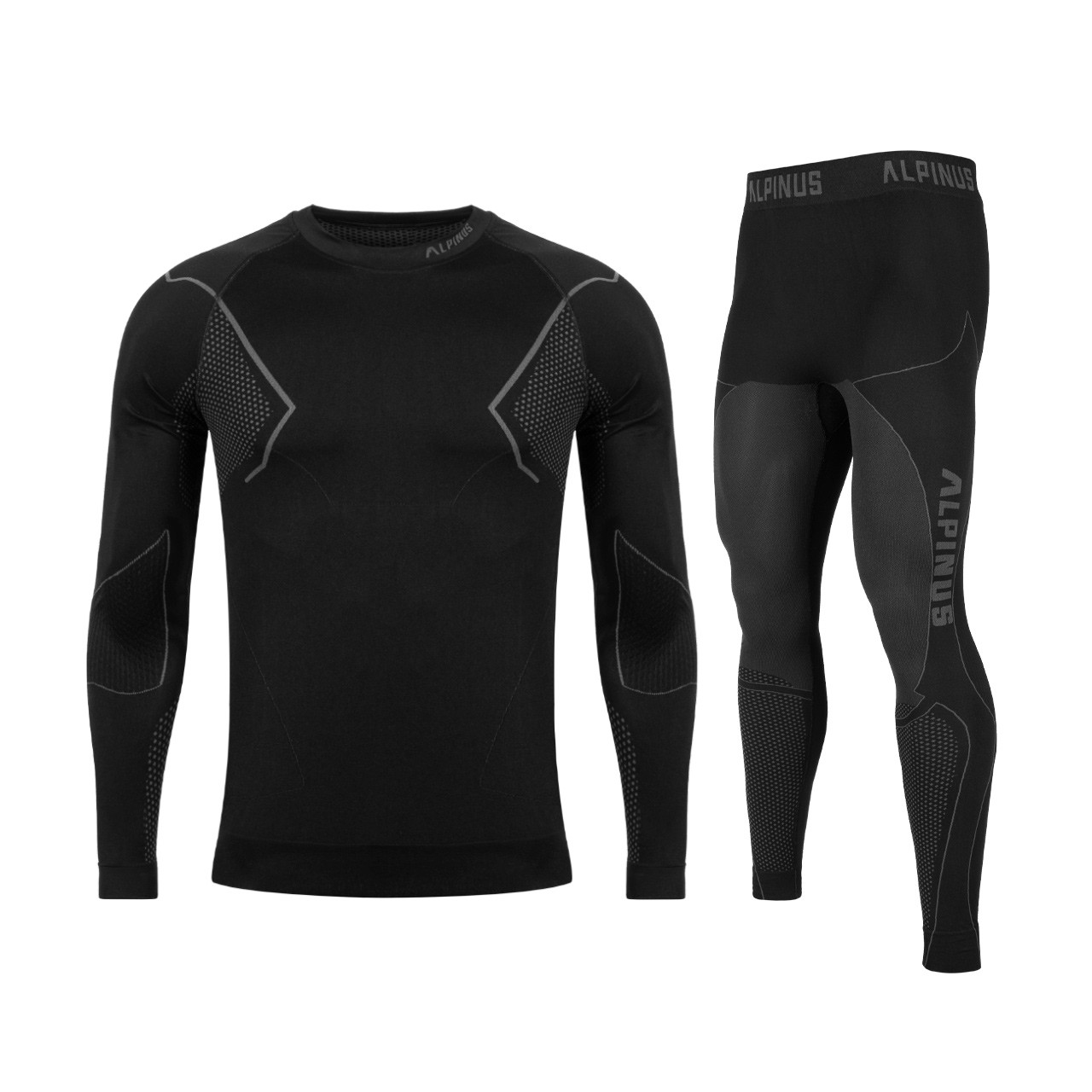 Комплект мужского термобелья Alpinus Active Base Layer Set XL черный с серым (GT43257-XL)
Комплект мужского термобелья Alpinus Active Base Layer Set XL черный с серым (GT43257-XL)