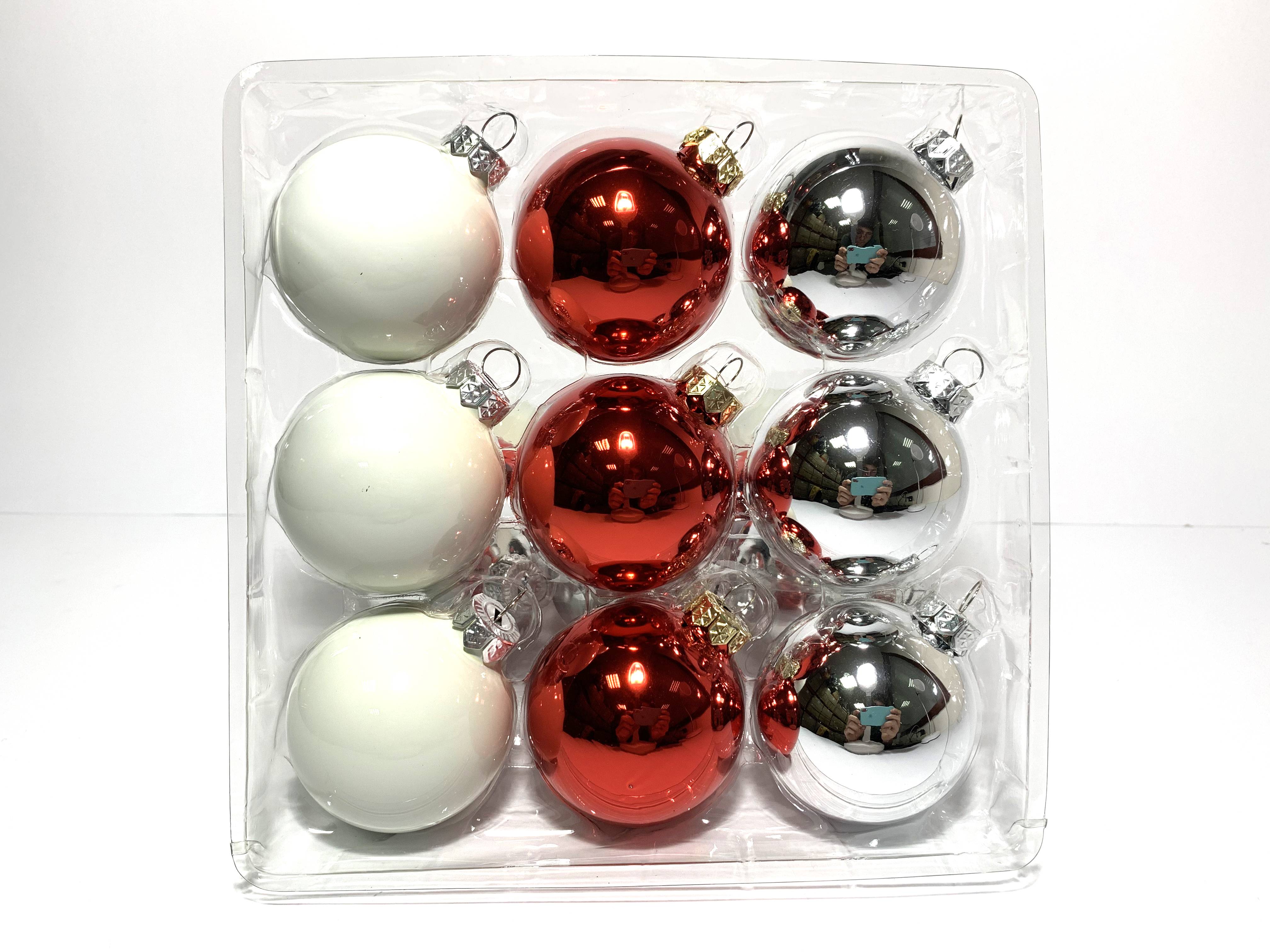 Новогодние игрушки шар стекло Xmas Baubles Xmas Baubles красный-белый PM2-10211
Новогодние игрушки шар стекло Xmas Baubles Xmas Baubles красный-белый PM2-10211