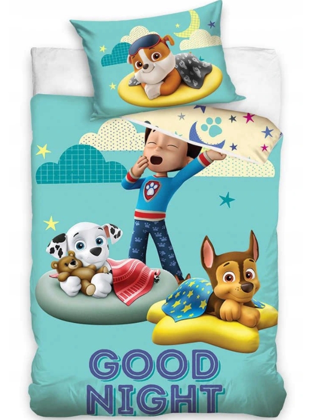 Детское постельное белье Щенячий патруль Good night (наволочка+пододеяльник), хлопок, двухстороннее, по лицензии Psi Patrol 100 x 135 см
Детское постельное белье Щенячий патруль Good night (наволочка+пододеяльник), хлопок, двухстороннее, по лицензии Psi Patrol 100 x 135 см