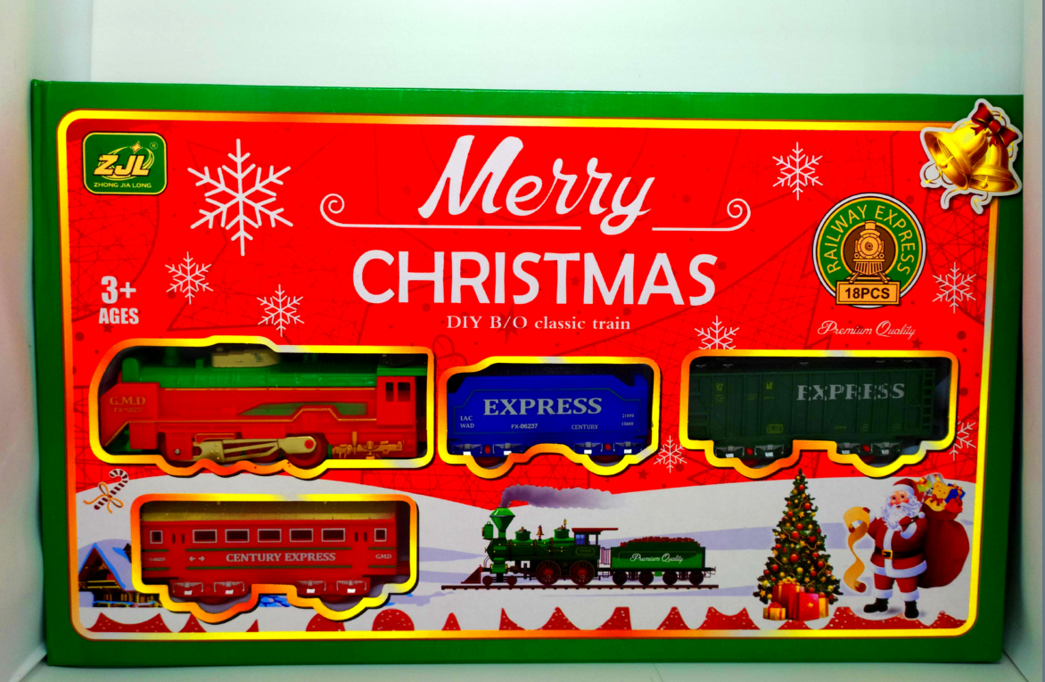 Детская Железная Дорога ZJL Merry Christmas RAILWAY EXPRESS 5299-92 18 деталей с Экспрессом на Батарейках
Детская Железная Дорога ZJL Merry Christmas RAILWAY EXPRESS 5299-92 18 деталей с Экспрессом на Батарейках