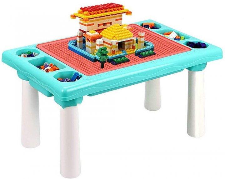 Столик песочница игровой на 300 деталей Multi-Functional Toy Block Table 669-15 Бирюзовый (03T669)
Столик песочница игровой на 300 деталей Multi-Functional Toy Block Table 669-15 Бирюзовый (03T669)
