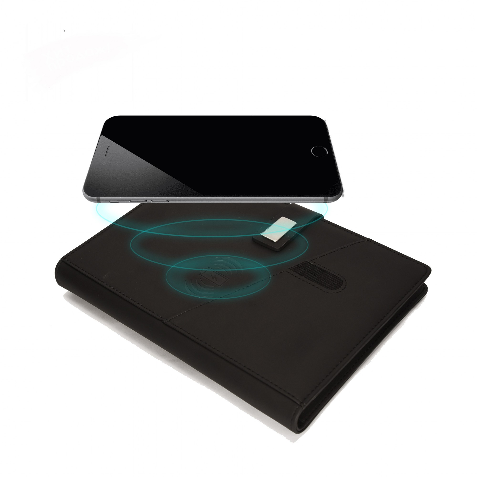 Блокнот ежедневник с эко-кожи с беспроводной зарядкой и Powerbank 8000 мАч Черный
Блокнот ежедневник с эко-кожи с беспроводной зарядкой и Powerbank 8000 мАч Черный