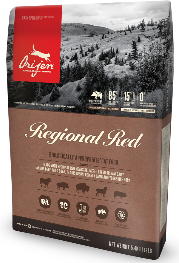 Сухой корм Orijen (Ориджен) Regional Red Cat для кошек и котят всех пород 5.4 кг
Сухой корм Orijen (Ориджен) Regional Red Cat для кошек и котят всех пород 5.4 кг