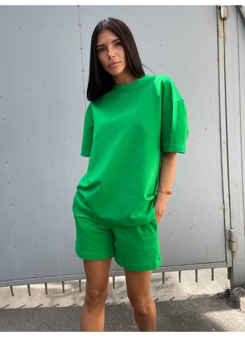 Костюм летний футболка+шорты двухнитка Modern Boutique зелёный, КО029, Костюм летний футболка+шорты двухнитка Modern Boutique зелёный, S КО029
Костюм летний футболка+шорты двухнитка Modern Boutique зелёный, КО029, Костюм летний футболка+шорты двухнитка Modern Boutique зелёный, S КО029