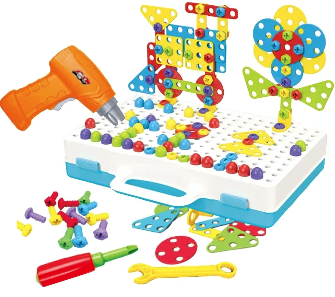 Болтовая мозаика с дрелью G-Toy 268496 конструктор с детальками 193 шт (НC268496)
Болтовая мозаика с дрелью G-Toy 268496 конструктор с детальками 193 шт (НC268496)