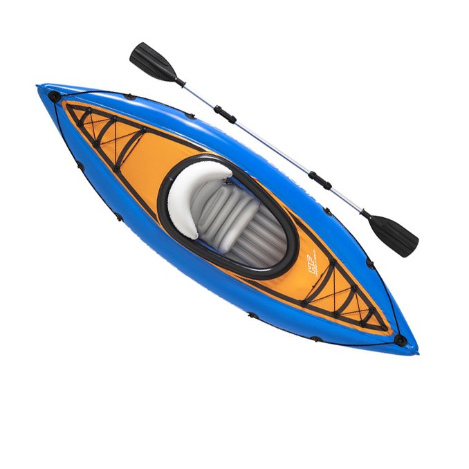 Одноместная надувная байдарка каяк с веслами Bestway Cove Champion Pro Синяя 275x81 см (IP-172186)
Одноместная надувная байдарка каяк с веслами Bestway Cove Champion Pro Синяя 275x81 см (IP-172186)