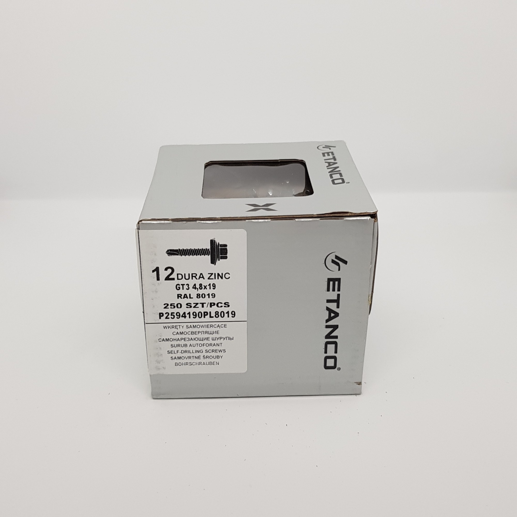 Кровельные саморезы с резиновой шайбой EDPM Etanco Gunnebo 4,8х19 мм RAL 8019 Серо-коричневый Темно-коричневый по металлу 250шт
Кровельные саморезы с резиновой шайбой EDPM Etanco Gunnebo 4,8х19 мм RAL 8019 Серо-коричневый Темно-коричневый по металлу 250шт