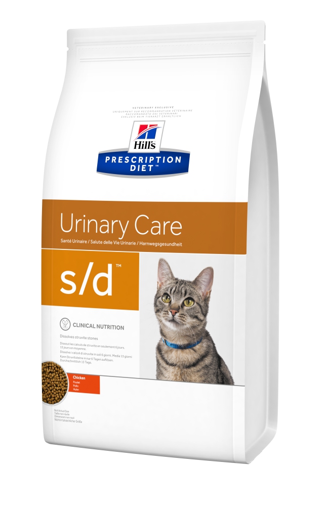 Лечебная диета Hills Prescription Diet Feline s/d быстрое расстворения струвитных камней -5 кг
Лечебная диета Hills Prescription Diet Feline s/d быстрое расстворения струвитных камней -5 кг