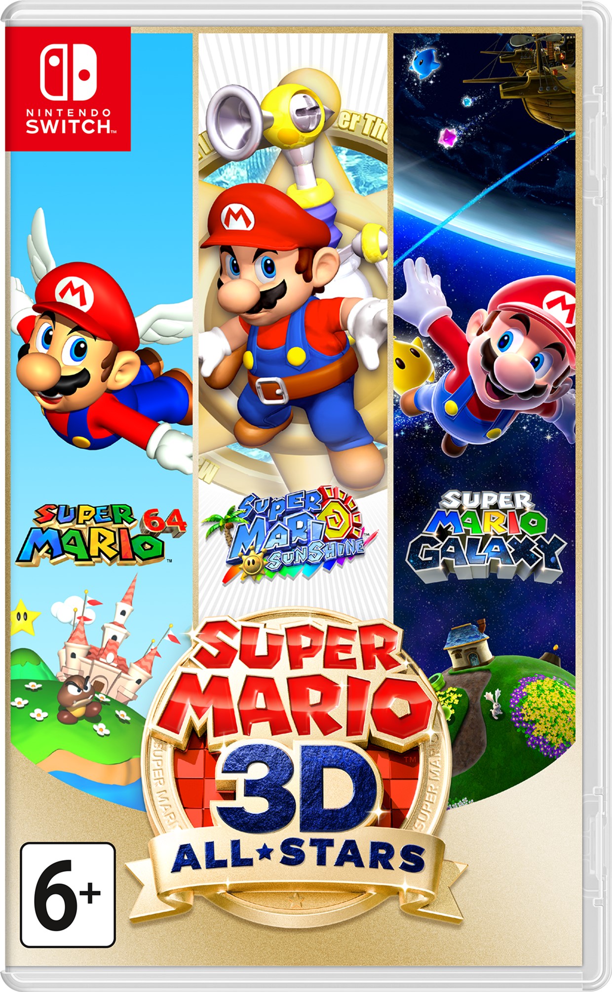 Игра Super Mario 3D All-Stars для Nintendo Switch (Картридж, English version) (45496426651)
Игра Super Mario 3D All-Stars для Nintendo Switch (Картридж, English version) (45496426651)