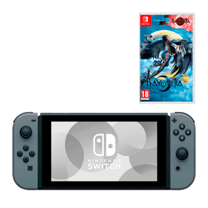 Набор Консоль Nintendo Switch HAC-001(-01) Grey 32GB Новый + Игра Bayonetta + Bayonetta 2 Английская Версия Nintendo Switch Новый
Набор Консоль Nintendo Switch HAC-001(-01) Grey 32GB Новый + Игра Bayonetta + Bayonetta 2 Английская Версия Nintendo Switch Новый