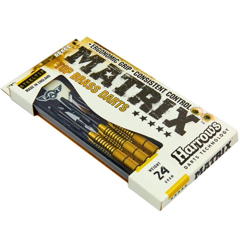 Дротики для игры в дартс PlayGame Pro Brass Matrix цилиндрические, код: B106-24-S52
Дротики для игры в дартс PlayGame Pro Brass Matrix цилиндрические, код: B106-24-S52
