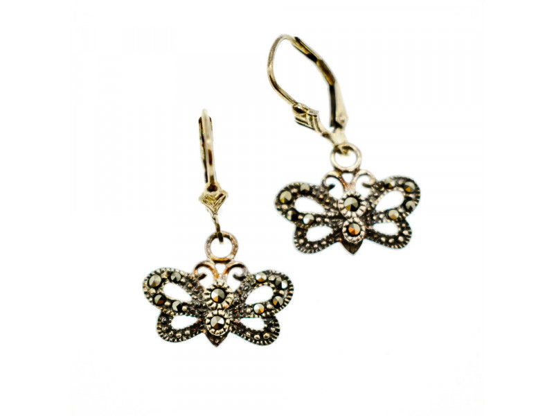 Винтажные Серебряные Серьги с камнями Морион *Бабочка* Натуральный Sky Jewelry 001981
Винтажные Серебряные Серьги с камнями Морион *Бабочка* Натуральный Sky Jewelry 001981