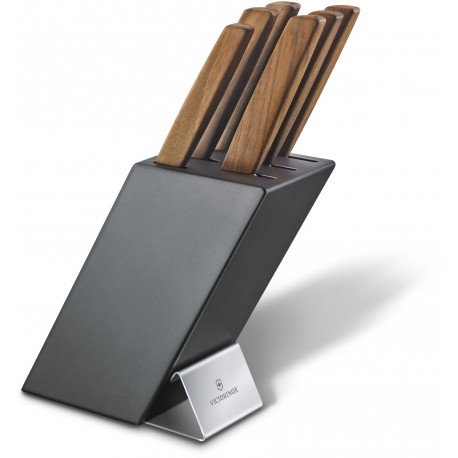 Кухонный набор Victorinox Swiss Modern Cutlery Block 6шт с дерев. ручкой с подставкой (6 ножей) Vx67186.6
Кухонный набор Victorinox Swiss Modern Cutlery Block 6шт с дерев. ручкой с подставкой (6 ножей) Vx67186.6
