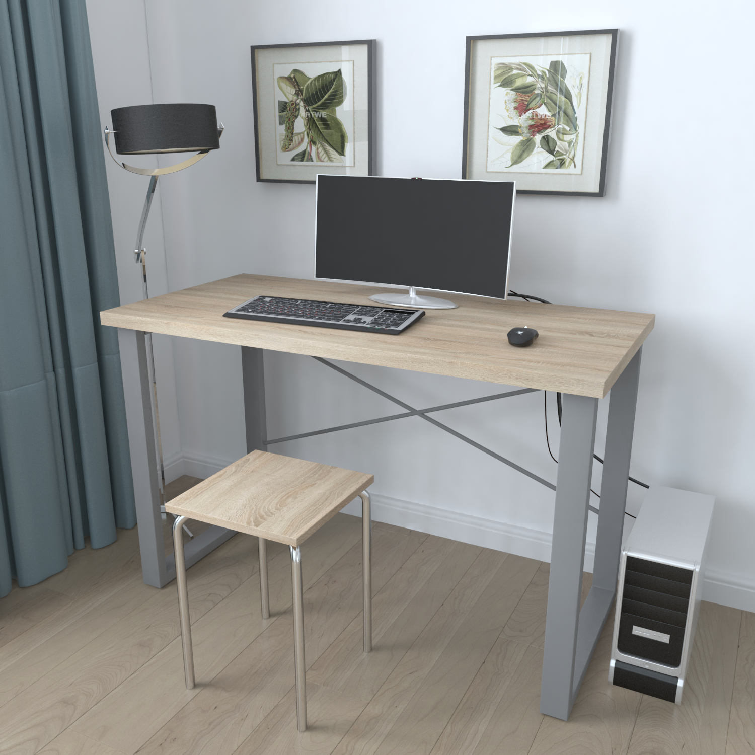 Письменный стол Ferrum-decor Драйв 750x1200x700 Серый металл ДСП Дуб Сонома 32 мм
Письменный стол Ferrum-decor Драйв 750x1200x700 Серый металл ДСП Дуб Сонома 32 мм