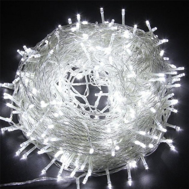 Гирлянда цепь светодиодная классическая 18 м 400 LED прозрачный шнур круглые лампочки холодная белая
Гирлянда цепь светодиодная классическая 18 м 400 LED прозрачный шнур круглые лампочки холодная белая