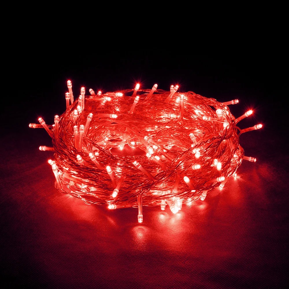 Гирлянда цепь светодиодная классическая 23 м 500 LED прозрачный шнур круглые лампочки красная
Гирлянда цепь светодиодная классическая 23 м 500 LED прозрачный шнур круглые лампочки красная