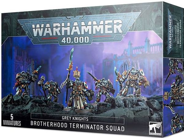 Настольная игра Games Workshop Grey Knights: Brotherhood Terminator Squad Warhammer 40000 (99120107019)
Настольная игра Games Workshop Grey Knights: Brotherhood Terminator Squad Warhammer 40000 (99120107019)