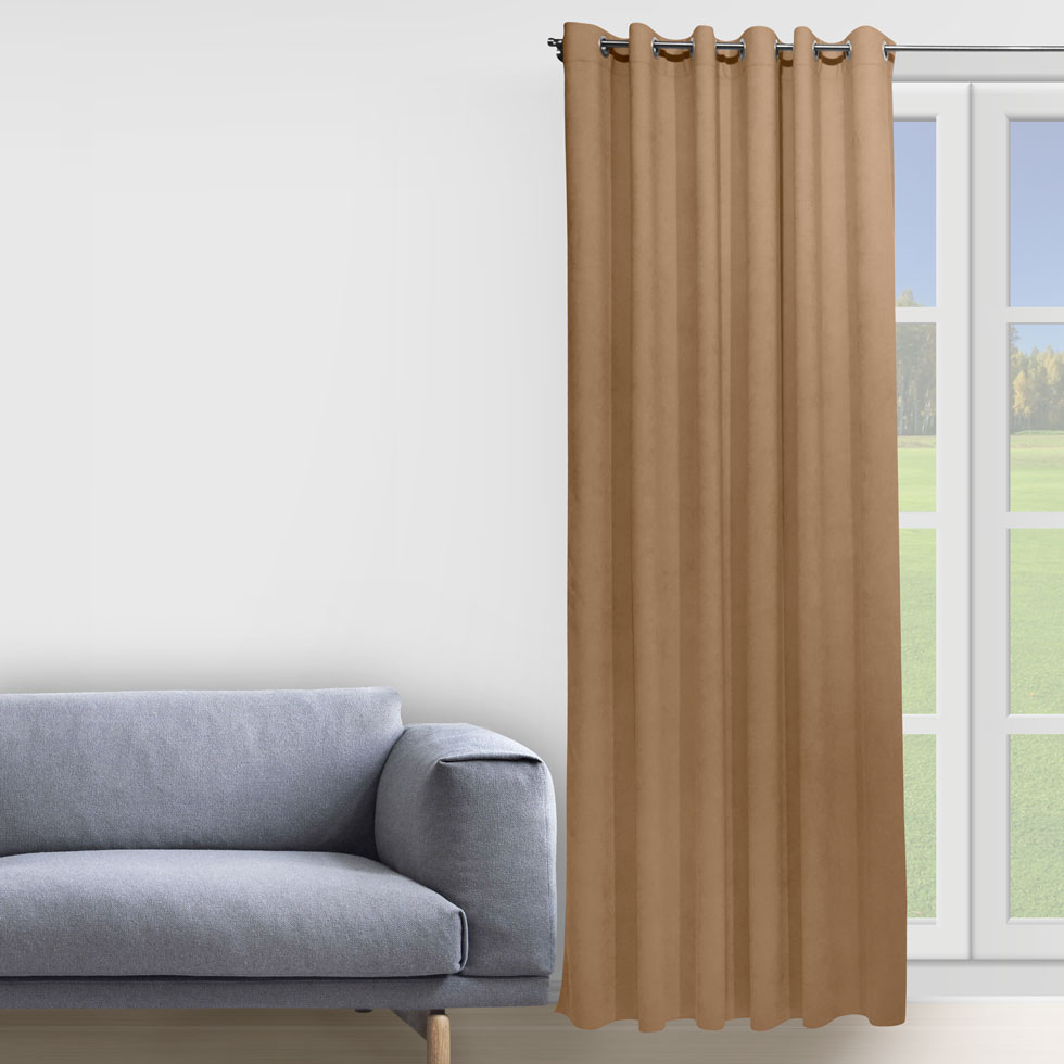 Штора Decorator 200х258 кофейный микровелюр на люверсах D045
Штора Decorator 200х258 кофейный микровелюр на люверсах D045