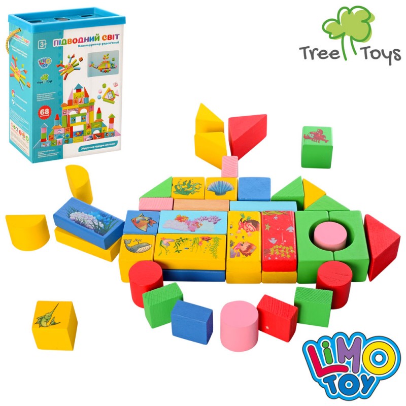 Детская развивающая игрушка Городок Tree Toys, деревянные детские кубики MD 0657
Детская развивающая игрушка Городок Tree Toys, деревянные детские кубики MD 0657