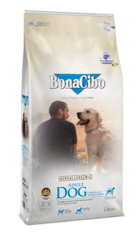 Сухой корм для собак BonaCibo Adult Dog Chicken&Rice with Anchovy 4 кг с мясом курицы, анчоусами и рисом
Сухой корм для собак BonaCibo Adult Dog Chicken&Rice with Anchovy 4 кг с мясом курицы, анчоусами и рисом