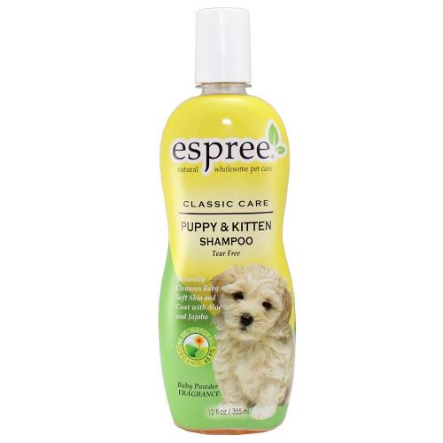 Гипоаллергенный шампунь Espree Puppy and Kitten Shampoo для щенков и котят, 355 мл
Гипоаллергенный шампунь Espree Puppy and Kitten Shampoo для щенков и котят, 355 мл