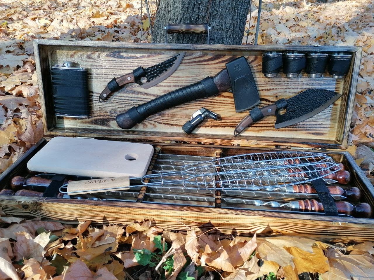 Подарочный набор шампуров для барбекю и гриля VIKING FISH Подарок парню на праздник Новый год
Подарочный набор шампуров для барбекю и гриля VIKING FISH Подарок парню на праздник Новый год