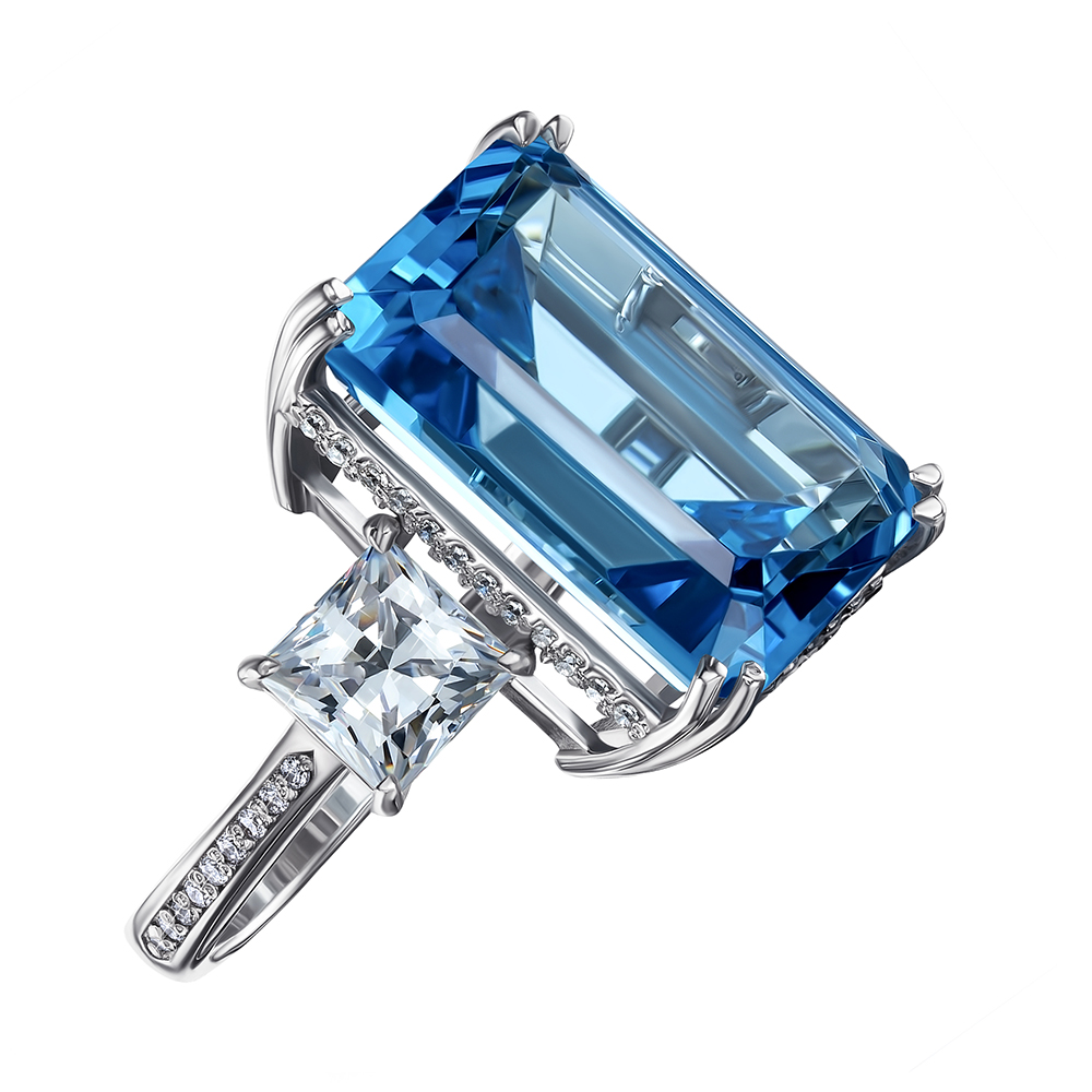 Кольцо из белого золота с топазом и фианитами S Zirconia 000137812 18.5 размера
Кольцо из белого золота с топазом и фианитами S Zirconia 000137812 18.5 размера