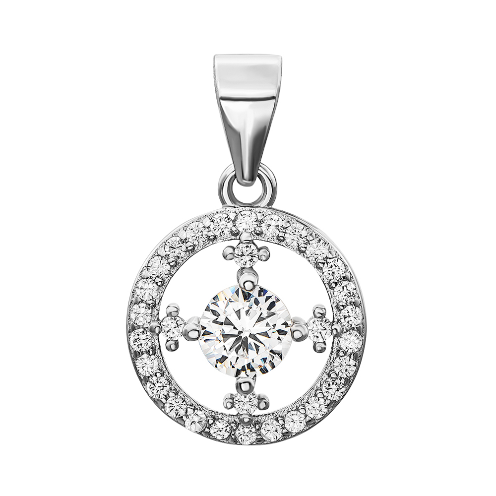 Серебряная подвеска с фианитами 000137321
Серебряная подвеска с фианитами 000137321