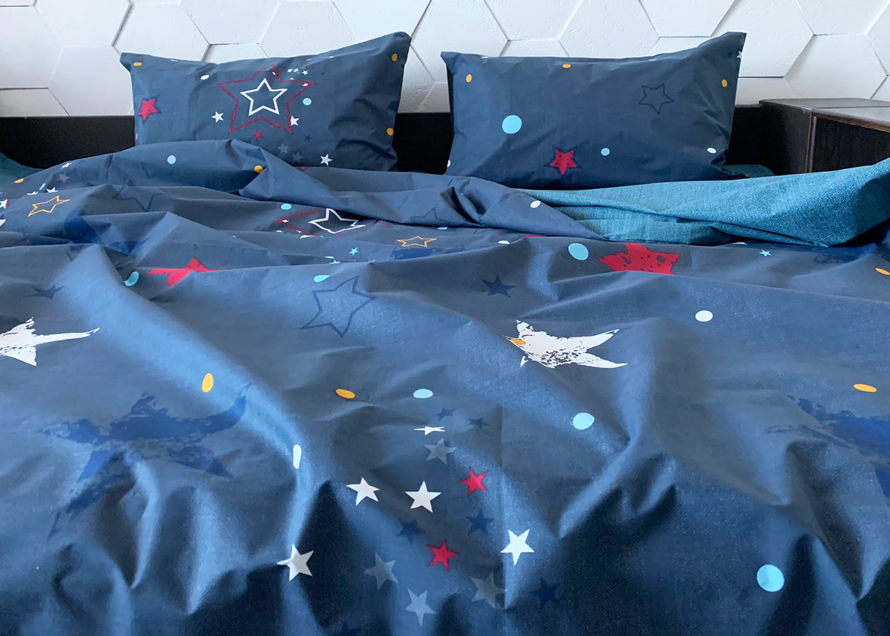 Постельное белье двуспальное Mazani Stars 70х70 см, 180х220 см, на резинке 160х200х25 см
Постельное белье двуспальное Mazani Stars 70х70 см, 180х220 см, на резинке 160х200х25 см