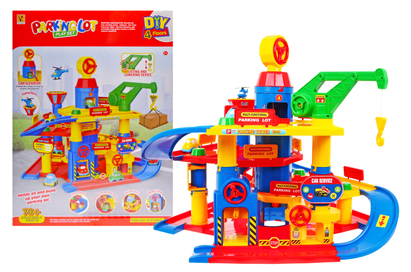 Паркинг-автостоянка большая на 6 уровней GUOKAI 866-3
Паркинг-автостоянка большая на 6 уровней GUOKAI 866-3