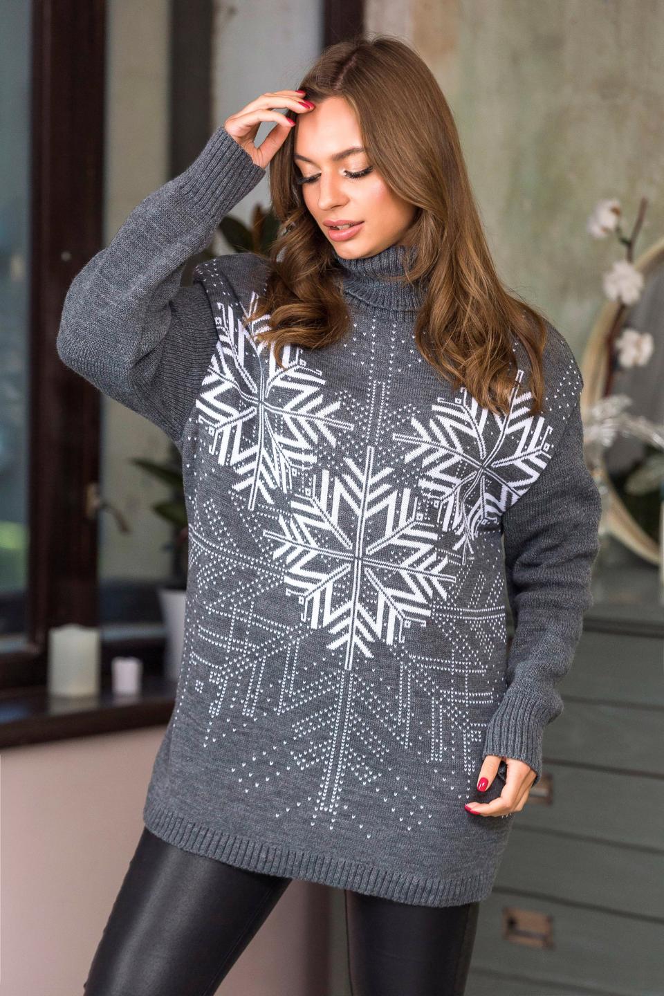 Fashions • Теплый свитер Снежинка Fashions - светло-серый (2073-гу, Fashions • Теплый свитер Снежинка Fashions 44-52 светло-серый (2073-гу)
Fashions • Теплый свитер Снежинка Fashions - светло-серый (2073-гу, Fashions • Теплый свитер Снежинка Fashions 44-52 светло-серый (2073-гу)