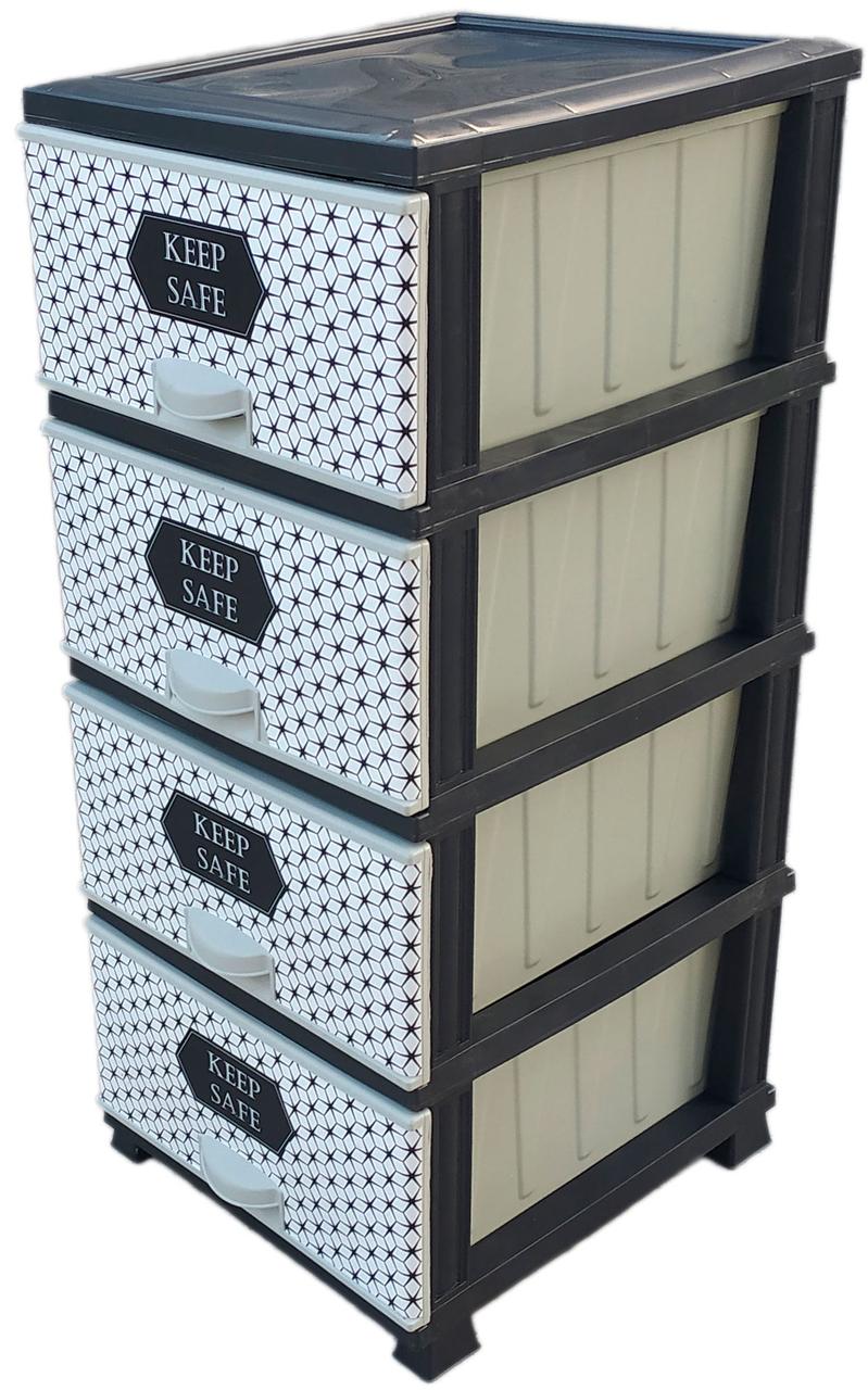 Комод пластиковый с ящиками тумба шкафчик органайзер 4 ящика (472745-Prob) Рисунок Keep Safe
Комод пластиковый с ящиками тумба шкафчик органайзер 4 ящика (472745-Prob) Рисунок Keep Safe