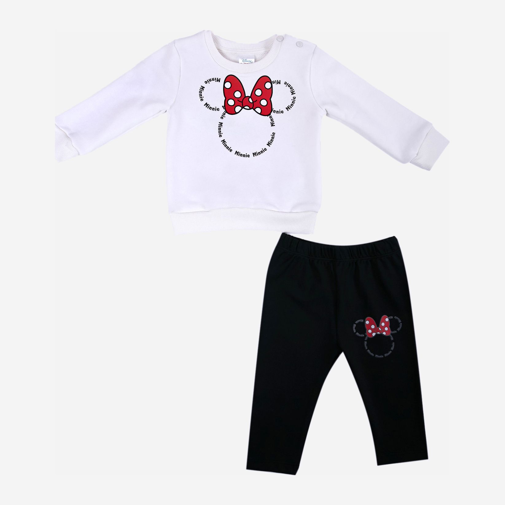 Комплект (свитшот + лосины) Disney Minnie Mouse MN18379 68-74 см Бело-черный (8691109924988)
Комплект (свитшот + лосины) Disney Minnie Mouse MN18379 68-74 см Бело-черный (8691109924988)