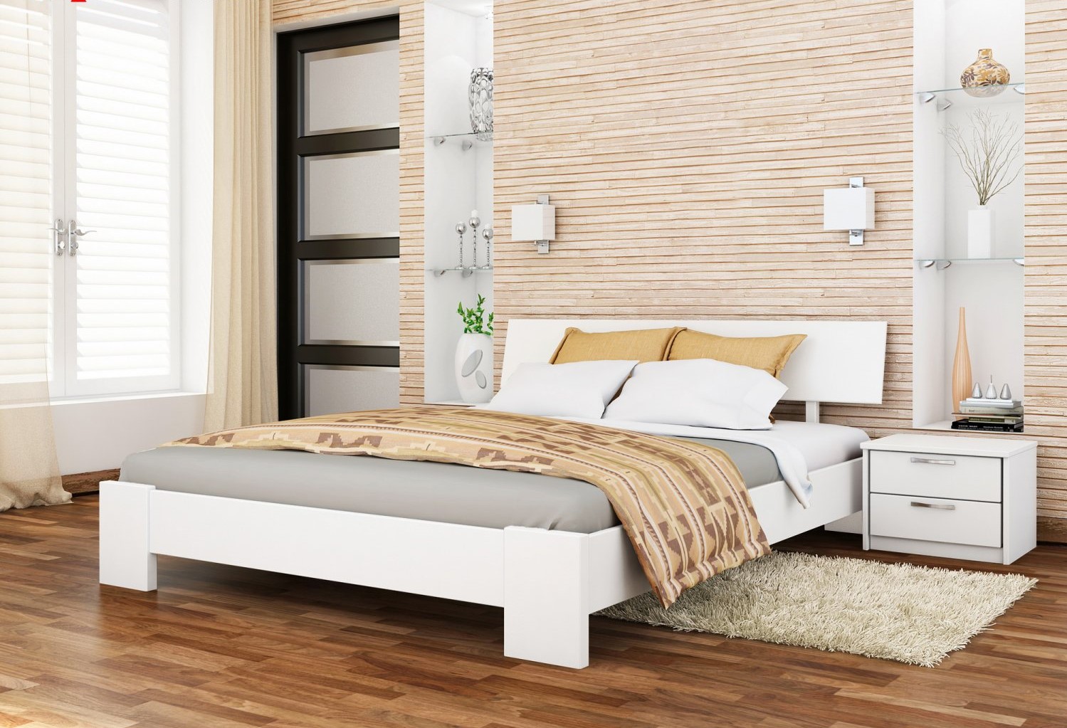 Деревянная кровать Эстелла Титан из щита бука 190х140 Белый
Деревянная кровать Эстелла Титан из щита бука 190х140 Белый