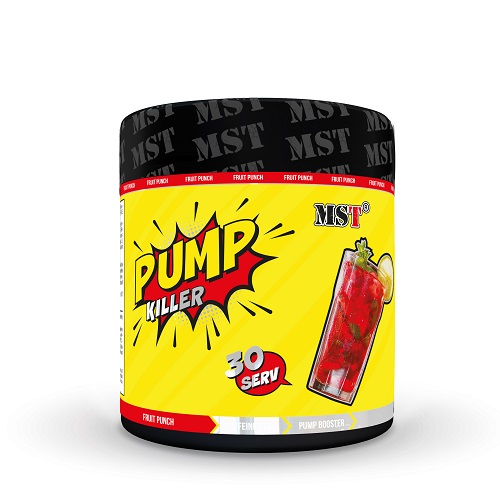 Передтренувальні комплекси та енергетики MST Pre-Workout Pump Killer, 330 г. Фруктовий пунш
Передтренувальні комплекси та енергетики MST Pre-Workout Pump Killer, 330 г. Фруктовий пунш