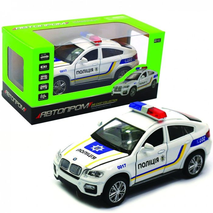 Коллекционная игрушечная машина BMW X6 "Полиция""АВТОПРОМ" 7844-1 инерционная АвтоПром
Коллекционная игрушечная машина BMW X6 "Полиция""АВТОПРОМ" 7844-1 инерционная АвтоПром