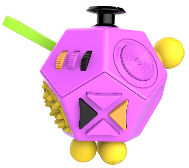 Игрушка Фиджет Куб Антистресс Fidget Cube PRO V2 куб 7 см 12 сторон (516657472) Фиолетовый
Игрушка Фиджет Куб Антистресс Fidget Cube PRO V2 куб 7 см 12 сторон (516657472) Фиолетовый