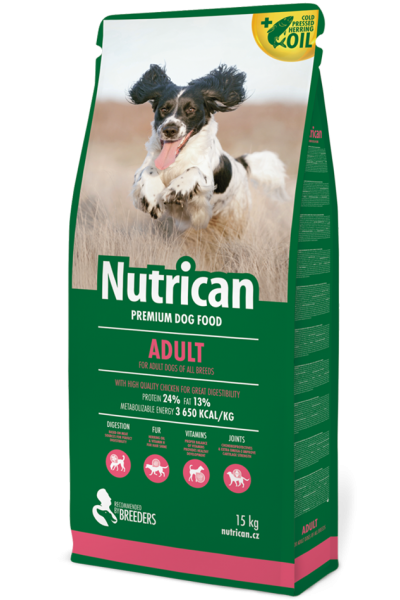 Cухой корм Nutrican (Нутрикан) Adult для взрослых собак всех пород с курицей 15 кг
Cухой корм Nutrican (Нутрикан) Adult для взрослых собак всех пород с курицей 15 кг