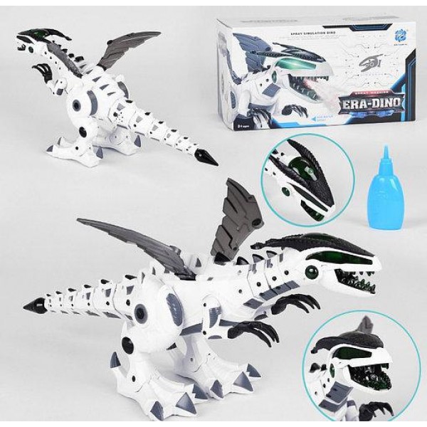 Интерактивный, робот-динозавр, дракон с крыльями , светится голова, дышит паром, ходит (881-3)
Интерактивный, робот-динозавр, дракон с крыльями , светится голова, дышит паром, ходит (881-3)