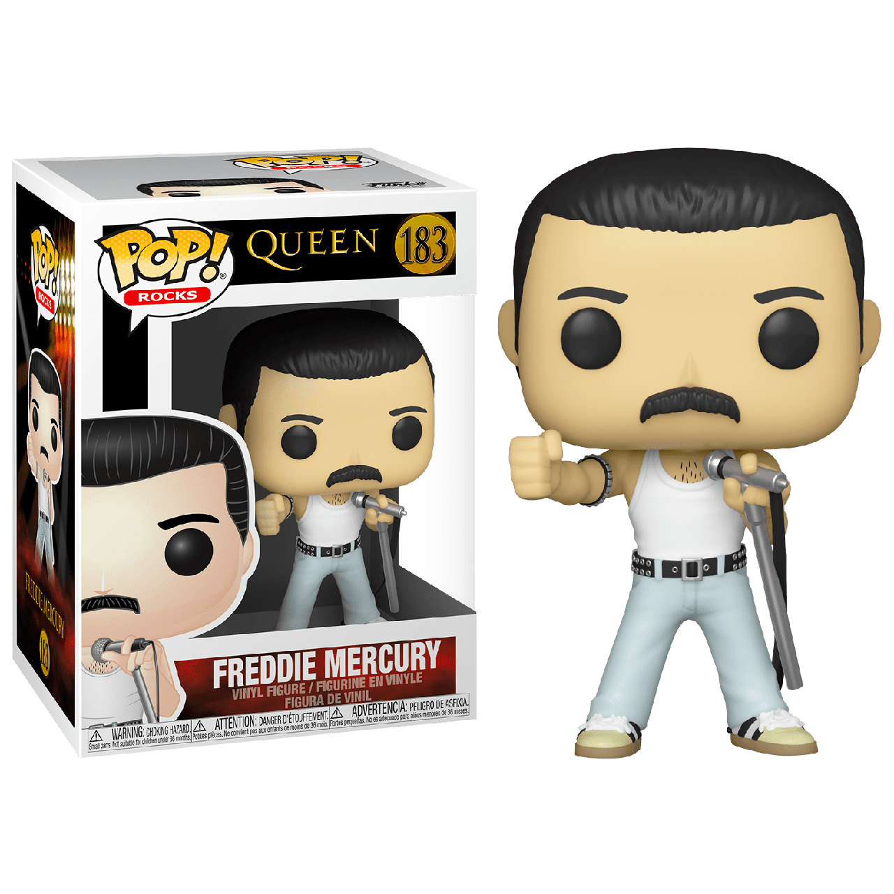 Фигурка Funko Pop Фанко Поп Квин Фредди Меркьюри Queen Freddie Mercury 10 см Q FM 183
Фигурка Funko Pop Фанко Поп Квин Фредди Меркьюри Queen Freddie Mercury 10 см Q FM 183