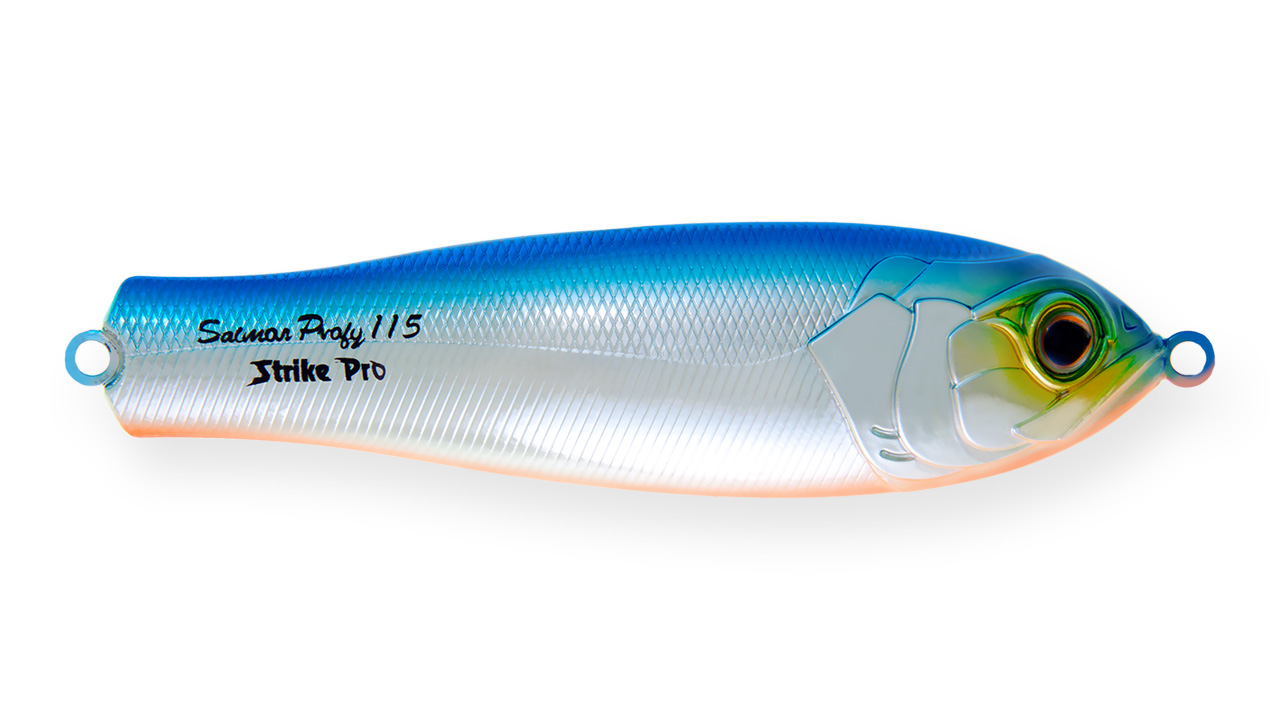 Блесна колеблющаяся Strike Pro Salmon Profy 90, 90 мм, 22,4 гр, Тройник, цвет: 626E Blue Silver OB, (PST-03C#626E-626E) (145583)
Блесна колеблющаяся Strike Pro Salmon Profy 90, 90 мм, 22,4 гр, Тройник, цвет: 626E Blue Silver OB, (PST-03C#626E-626E) (145583)